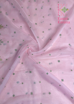 Load image into Gallery viewer, Mayur Organza Kasuti Saree