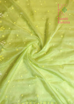 Load image into Gallery viewer, Mayur Organza Kasuti Saree