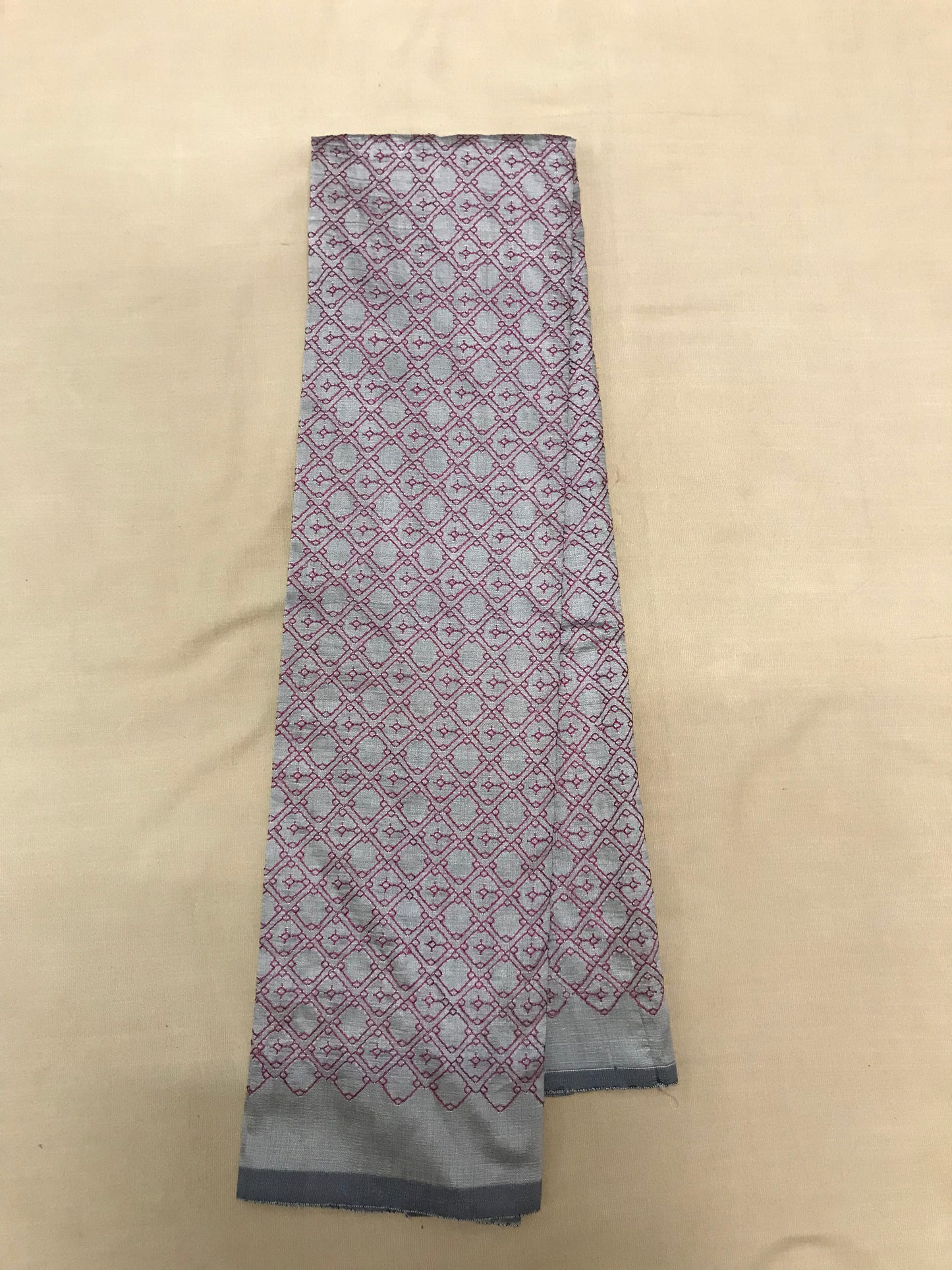 Grey Jaali Kasuti Blouse