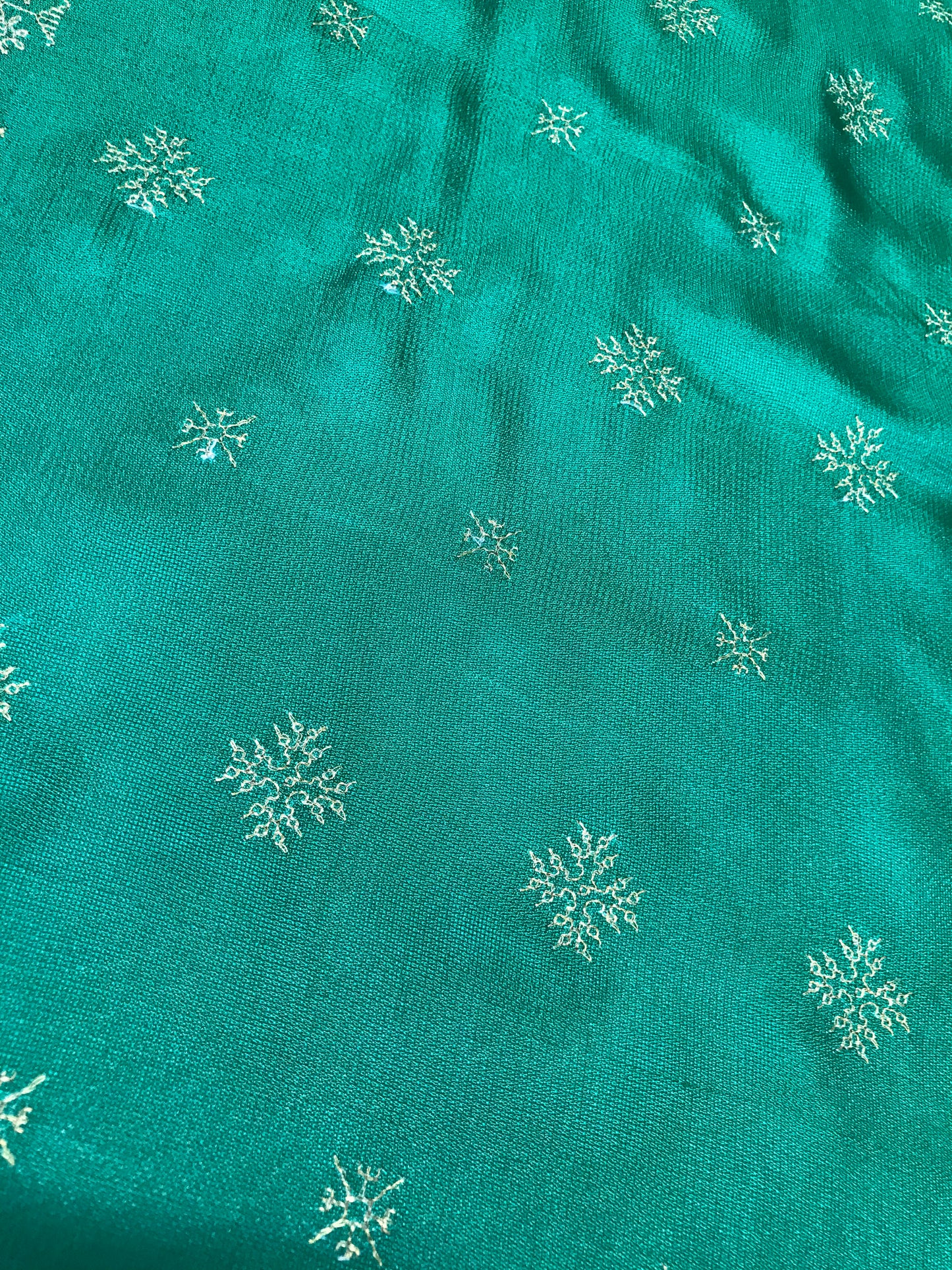 Green Golden Goose Saree