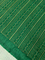 Load image into Gallery viewer, Seagreen kasuti stripes blouse back hook closure with embroidery
