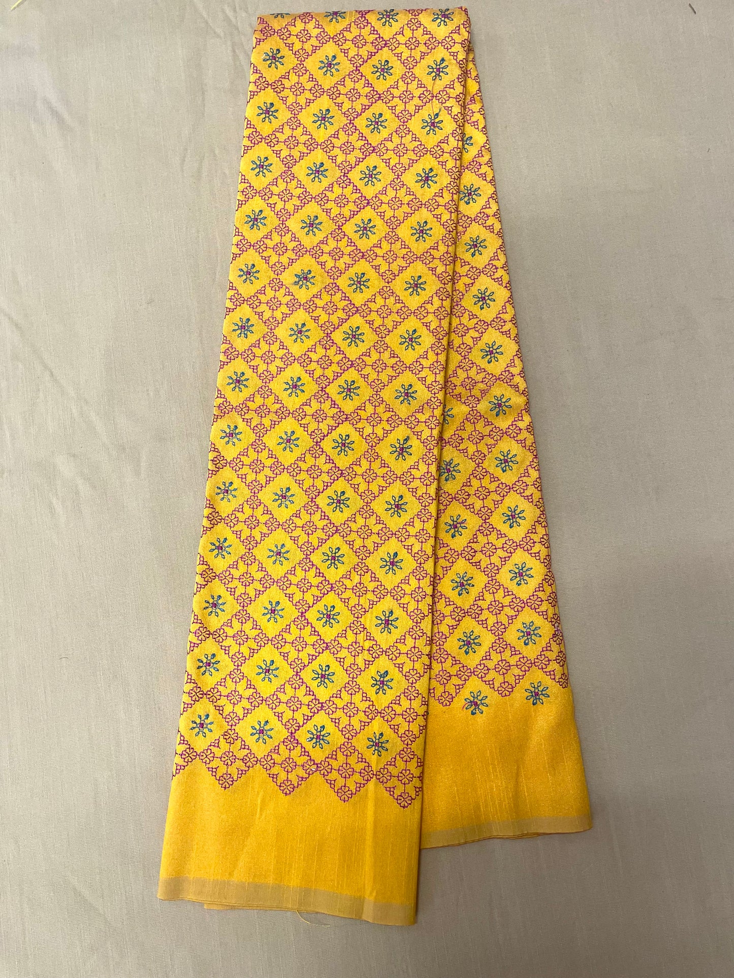 Yellow Chaya Kasuti Blouse