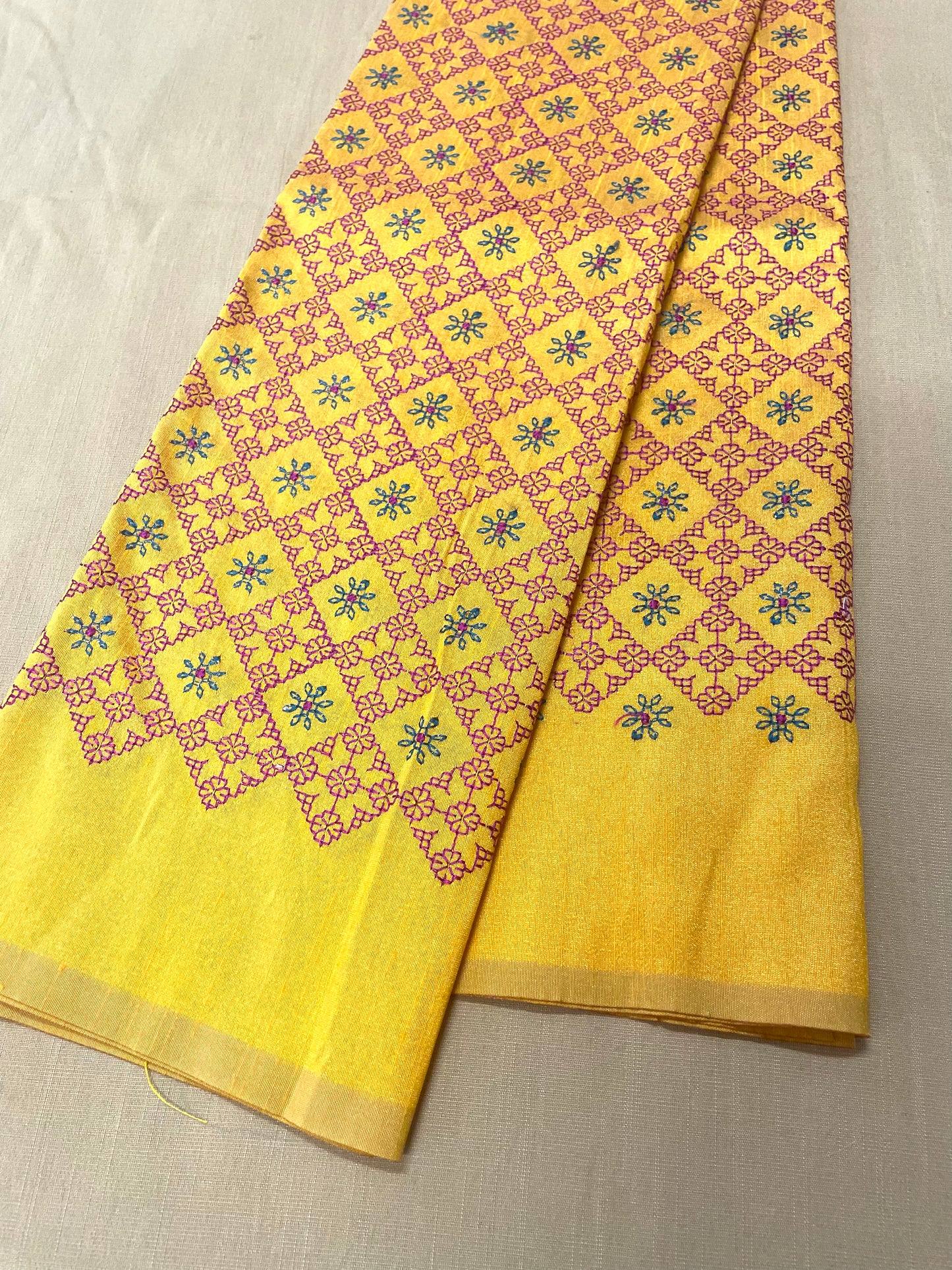 Yellow Chaya Kasuti Blouse