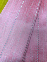 Load image into Gallery viewer, Yellow kasuti stripes blouse front embroidery with striped motifs