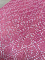 Load image into Gallery viewer, Baby pink jaali kasuti blouse front embroidery design