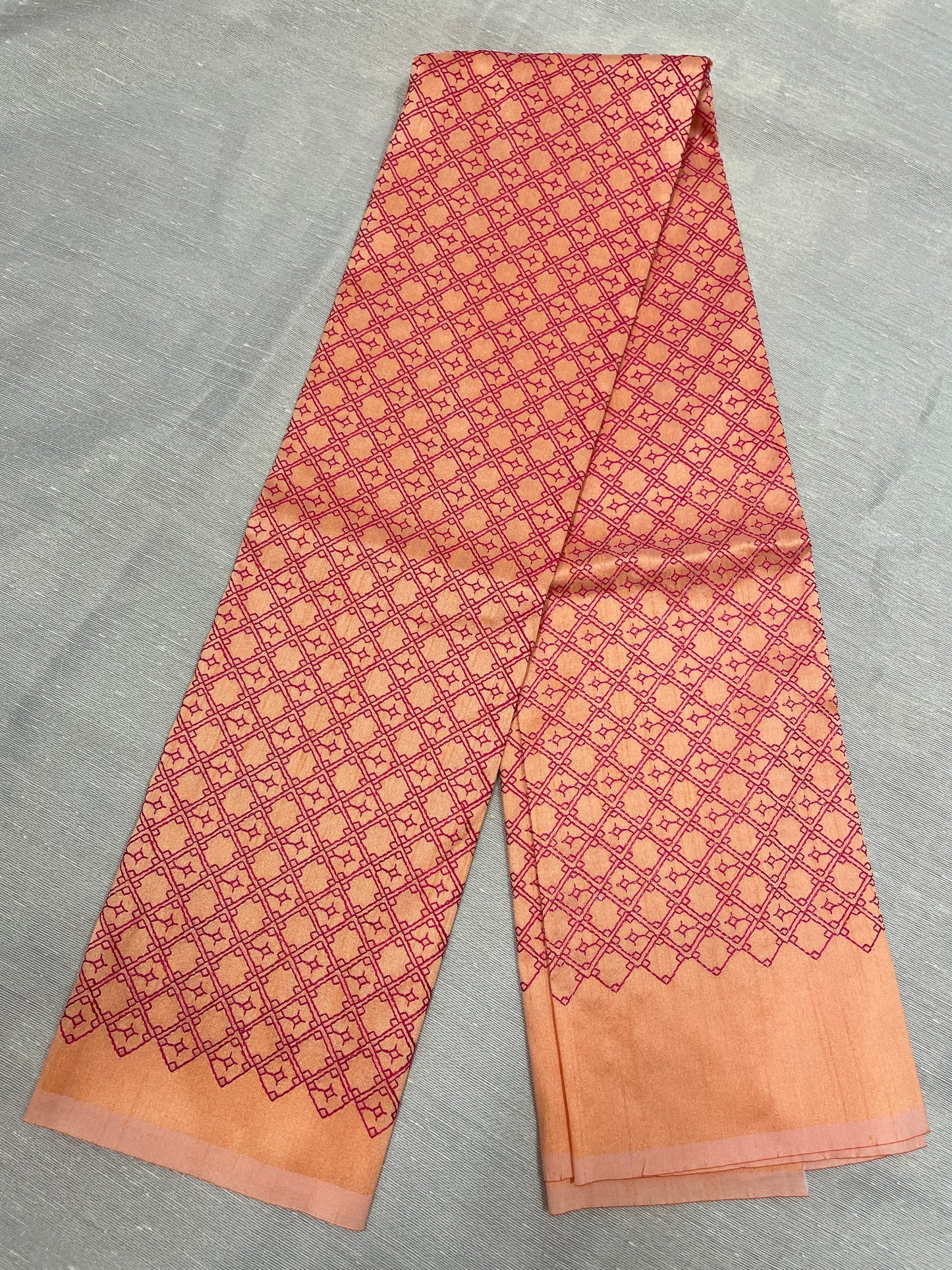 Peach Jaali Kasuti Blouse