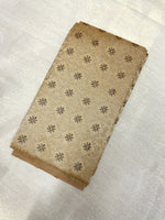 Load image into Gallery viewer, Hand embroidered beige kasuti blouse fabric close-up