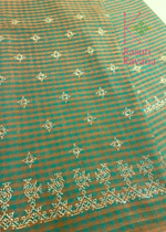 Load image into Gallery viewer, COTTON PEACOCK GOLD JARI BLOUSES