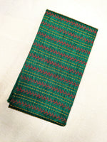 Load image into Gallery viewer, Bottle green kasuti blouse sleeve embroidery close-up