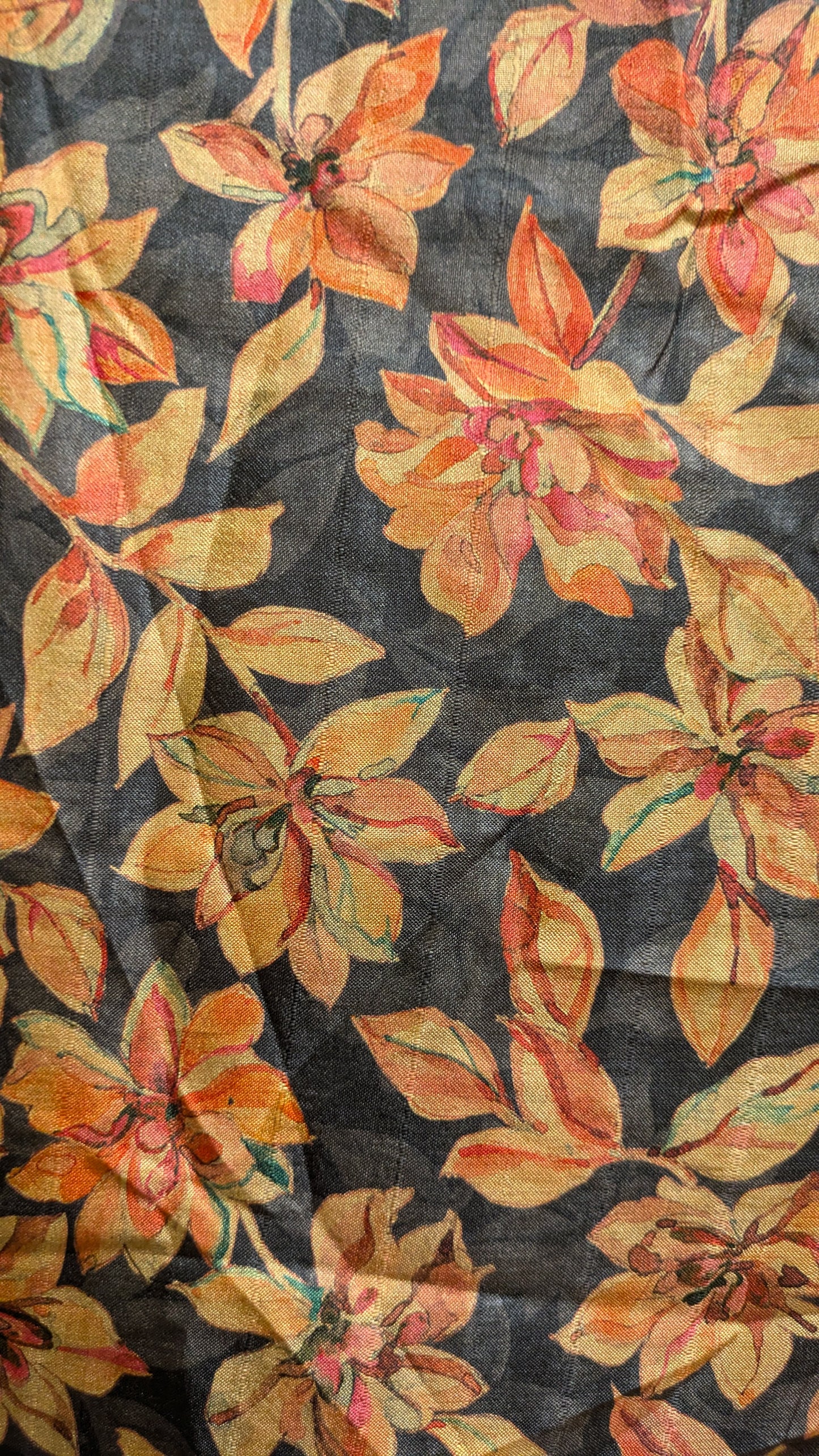 Peach Kala Leheriya Kasuti Saree Combo