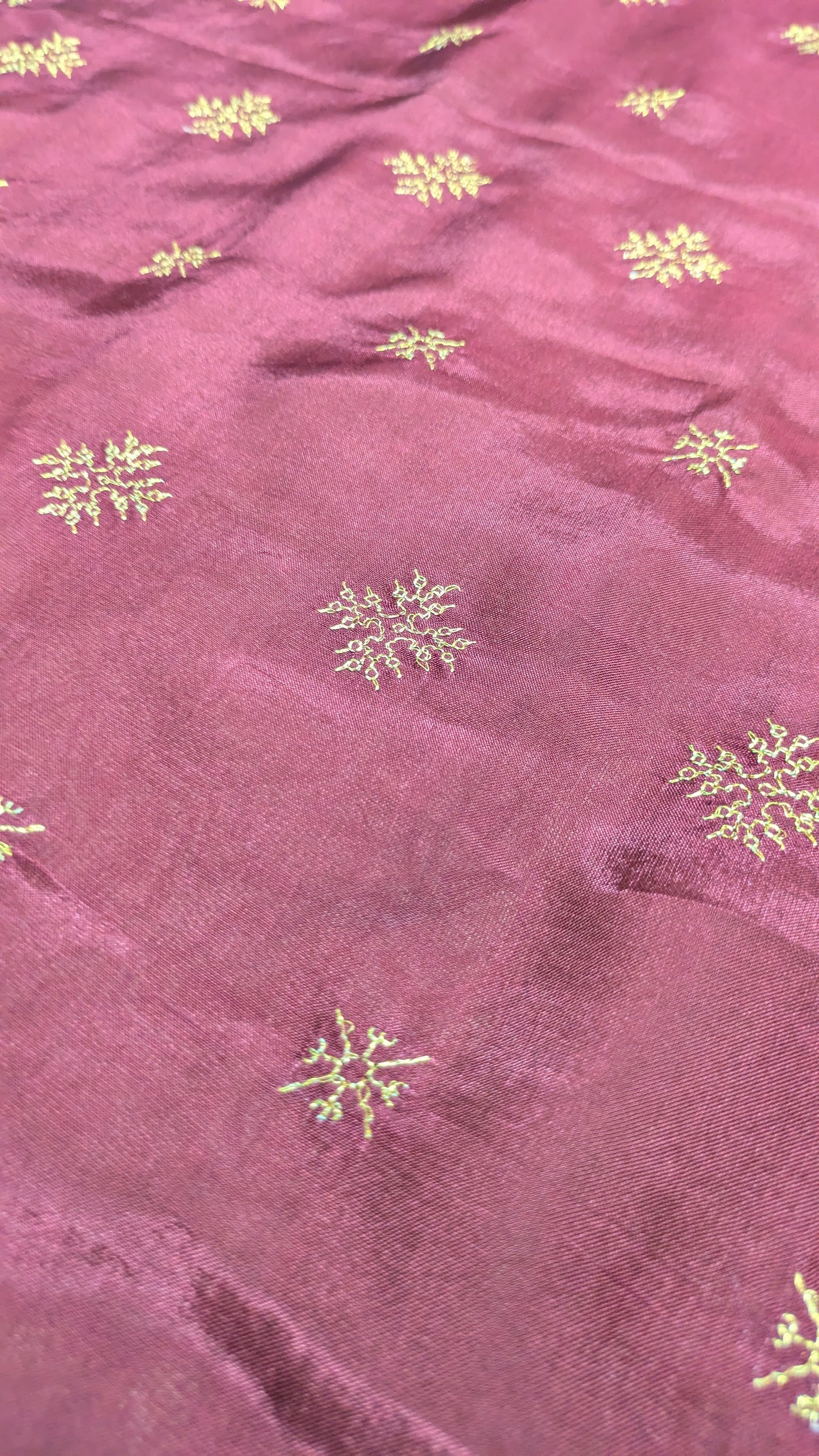 Ruby Golden Goose Saree
