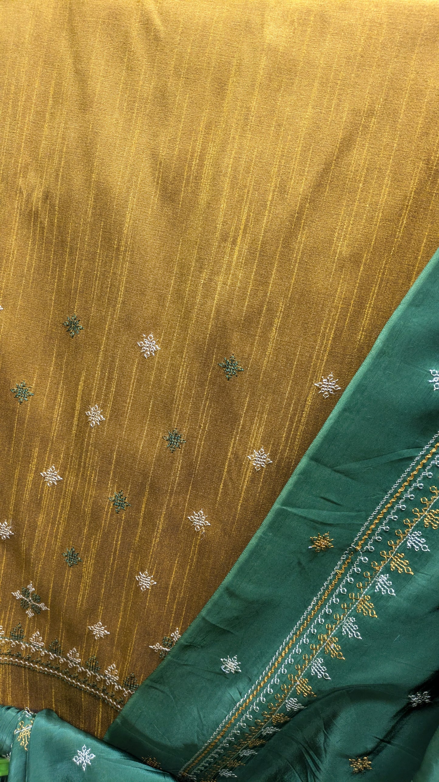 Hasiru Tulsi Kasuti Saree