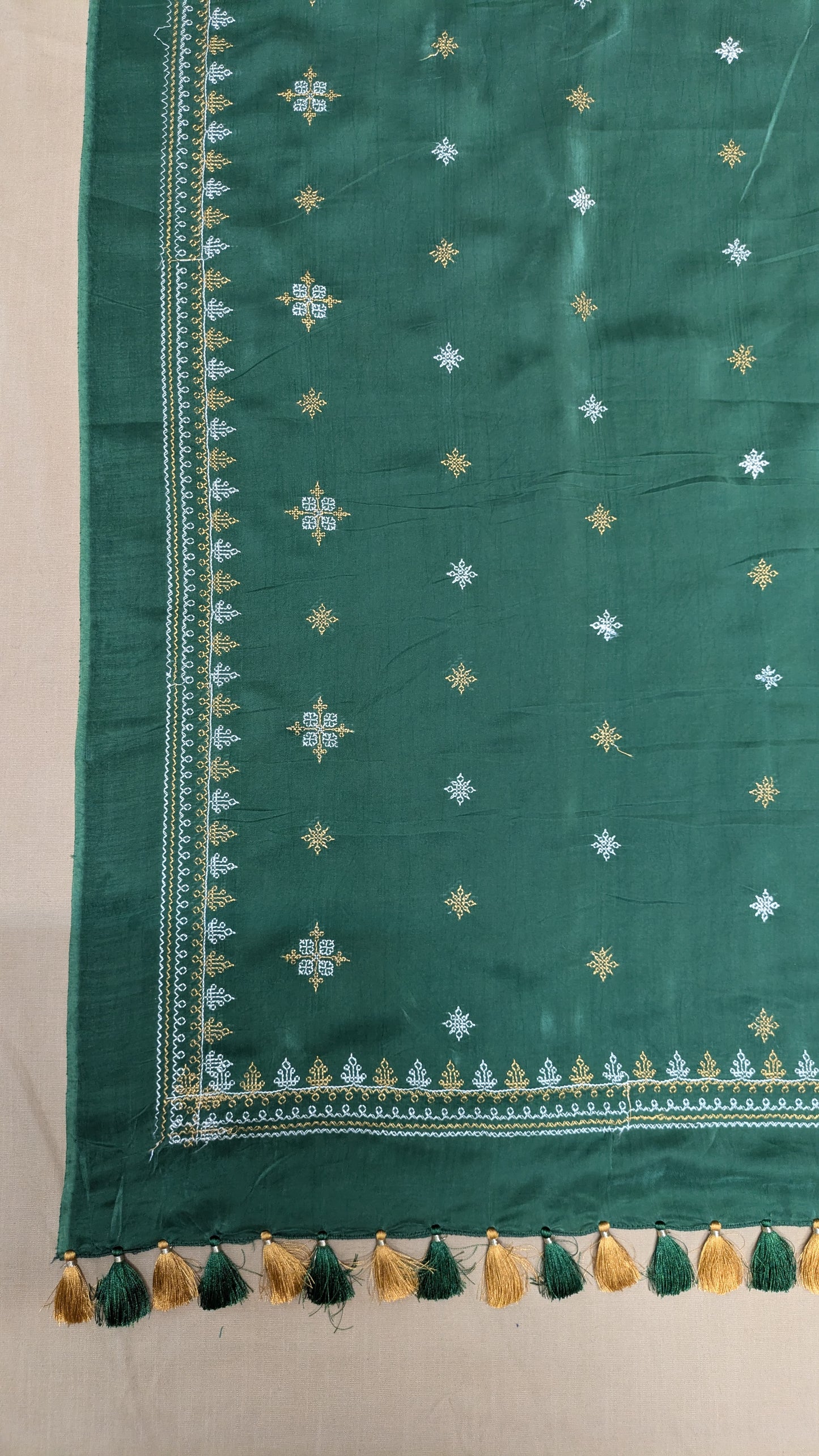 Hasiru Tulsi Kasuti Saree
