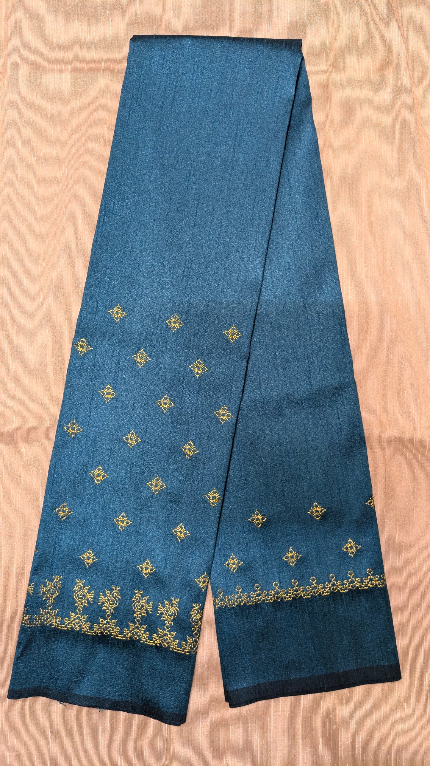 Neeli Peacock (Gold Zari) Kasuti Blouse