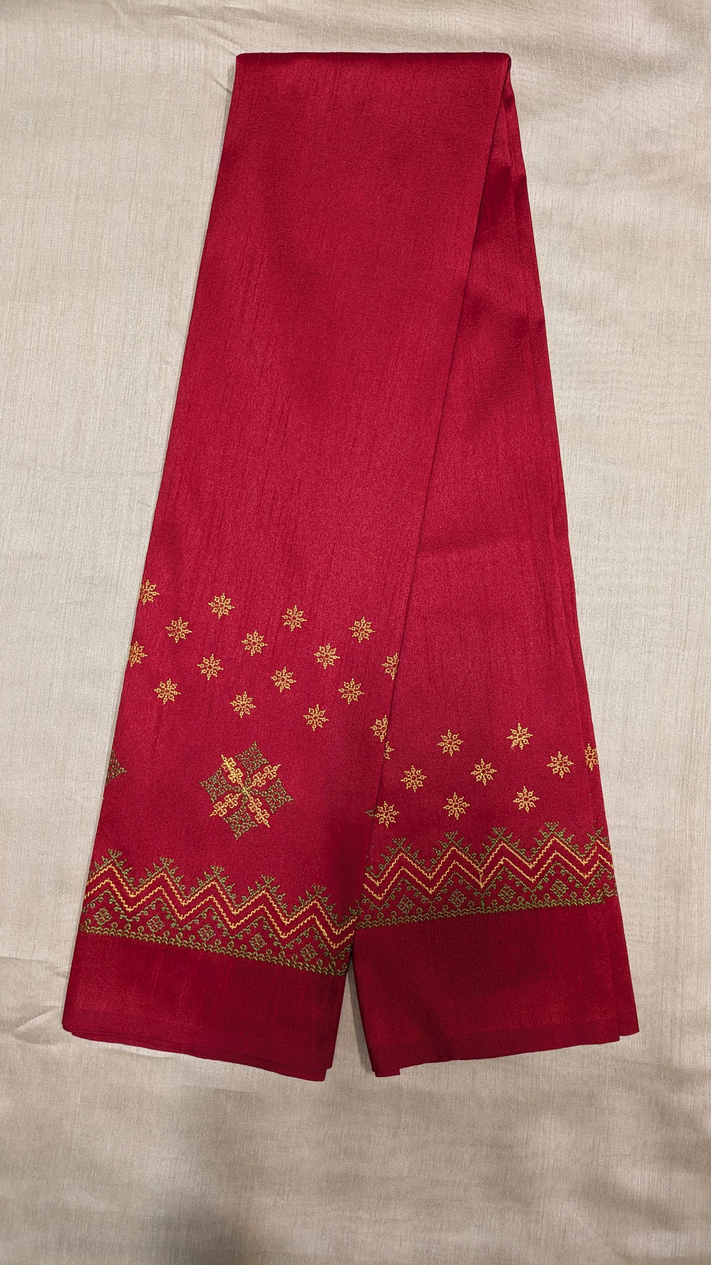 Red Saraswati Kasuti Blouse