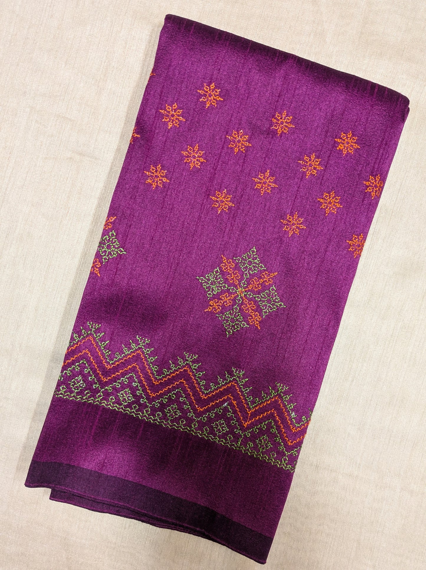 Purple Saraswati Kasuti Blouse