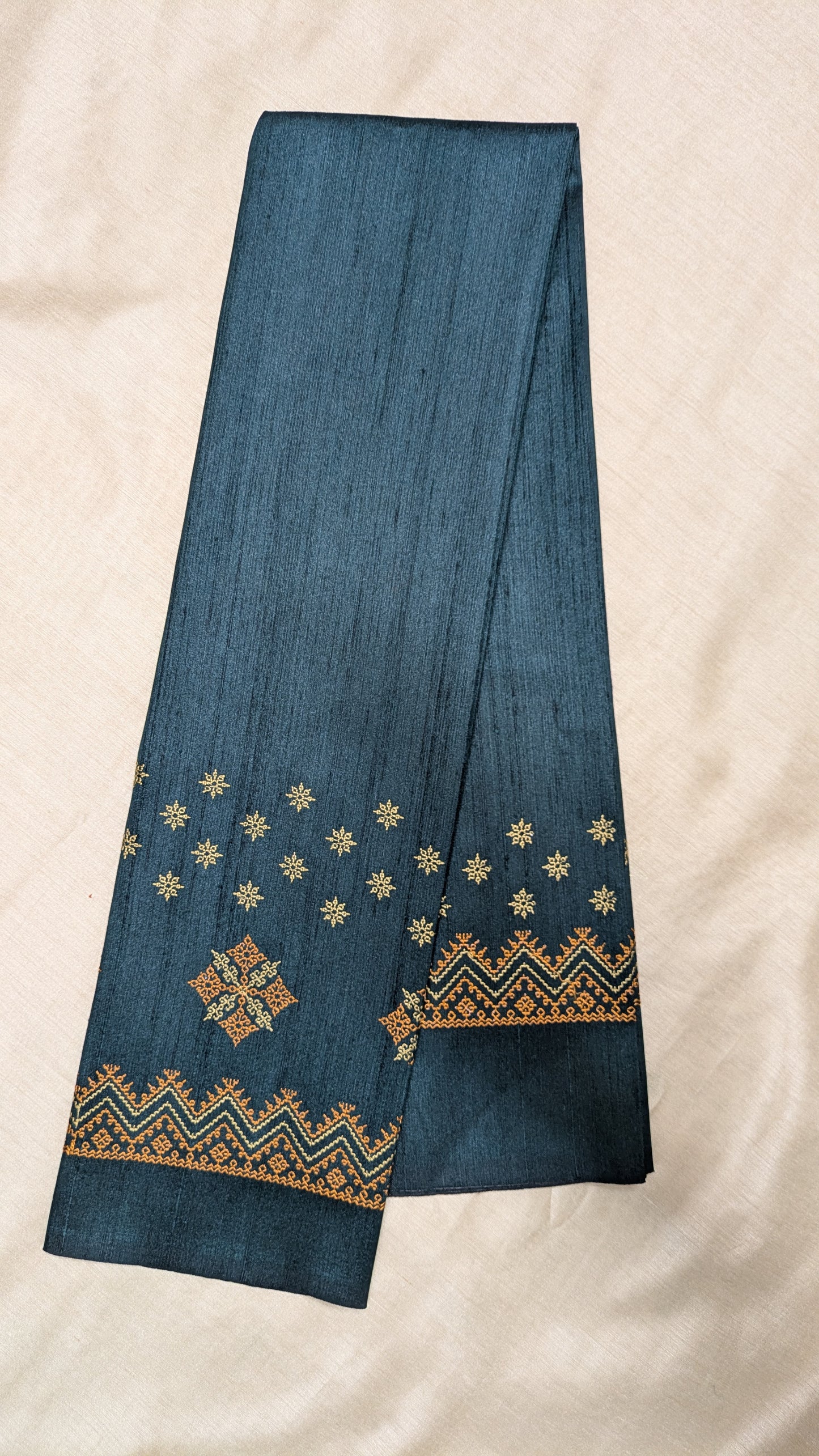 Deep Green Saraswati Kasuti Blouse
