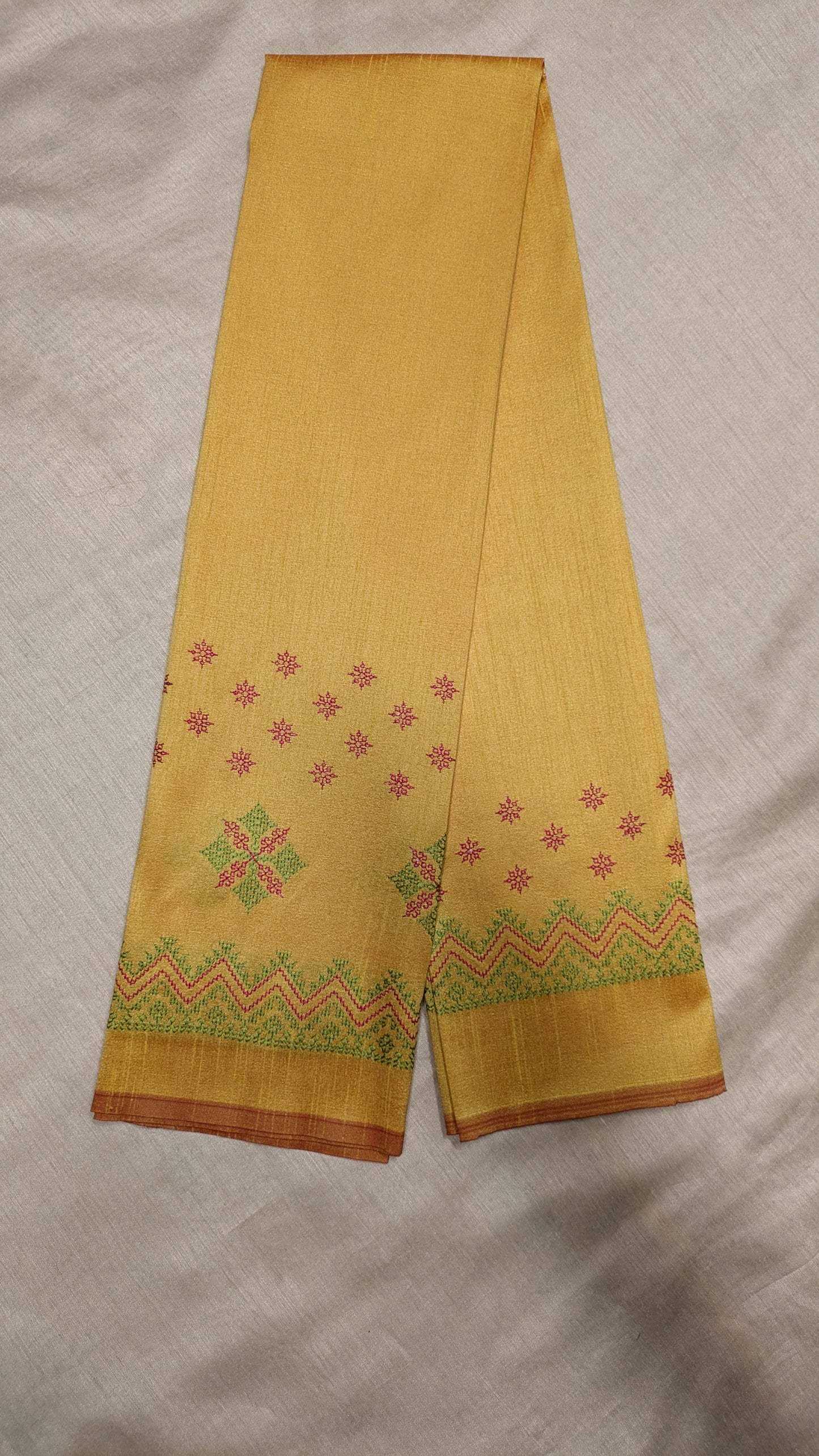 Yellow Saraswati Kasuti Blouse
