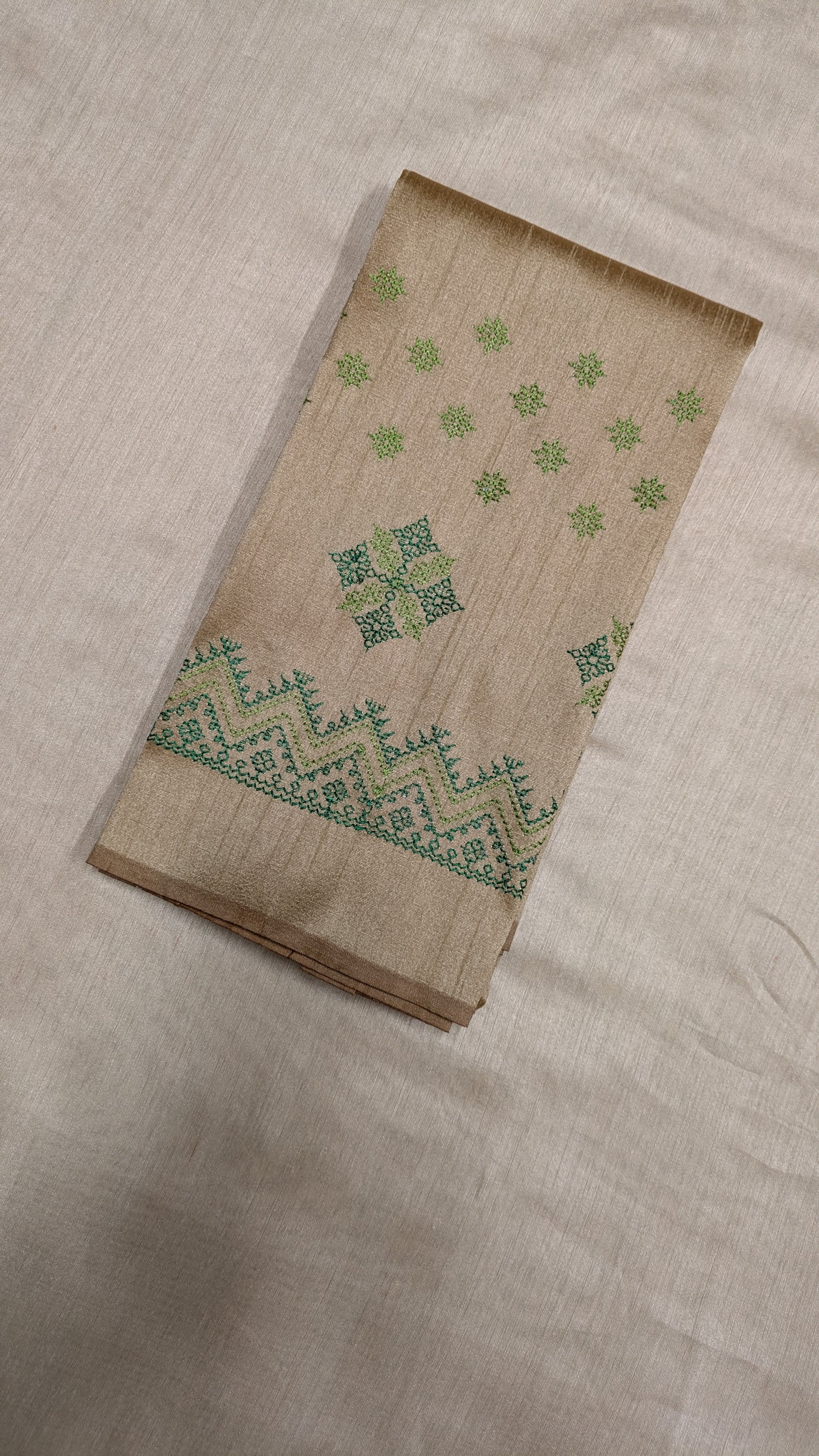 Beige Saraswati Kasuti Blouse