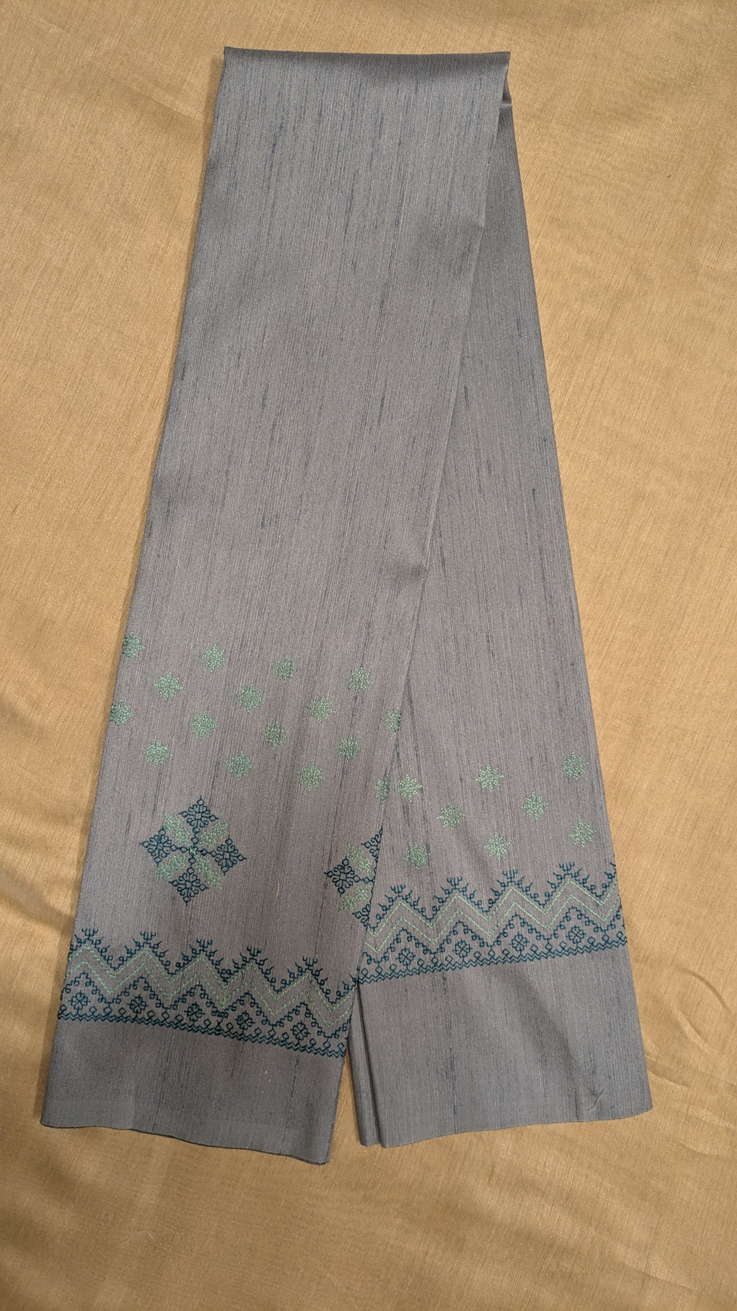 Grey Saraswati Kasuti Blouse