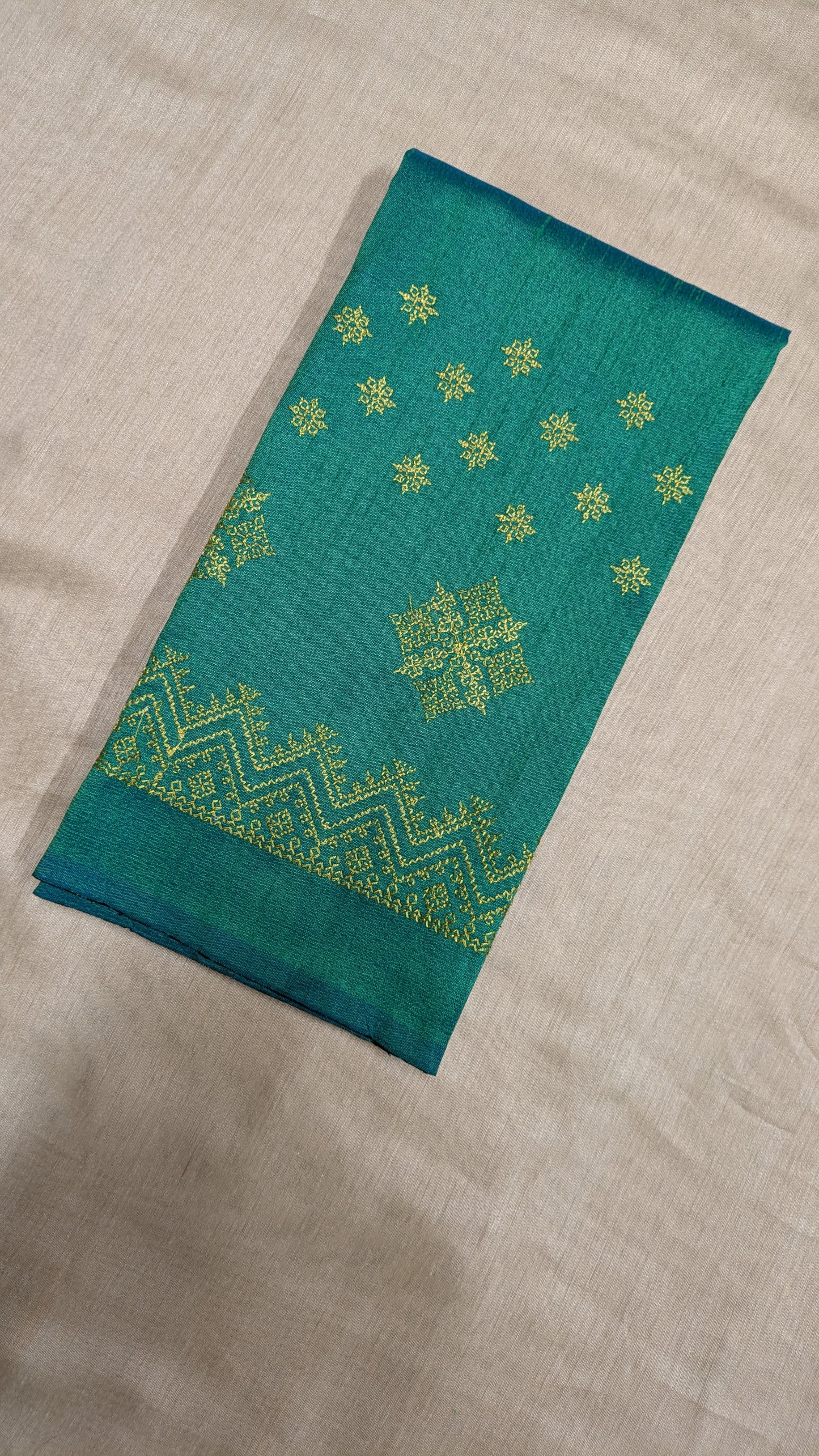 Emerald Green Saraswati Kasuti Blouse