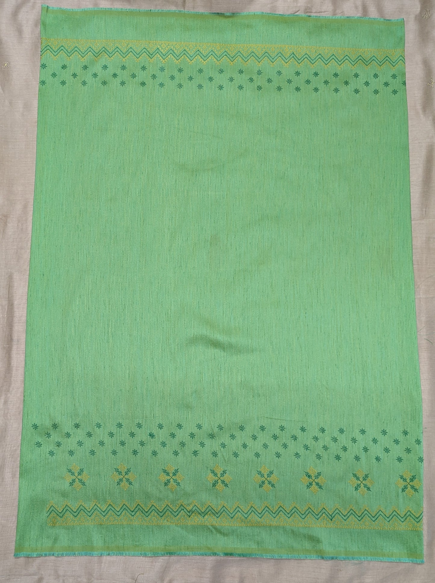 Parrot Green Saraswati Kasuti Blouse