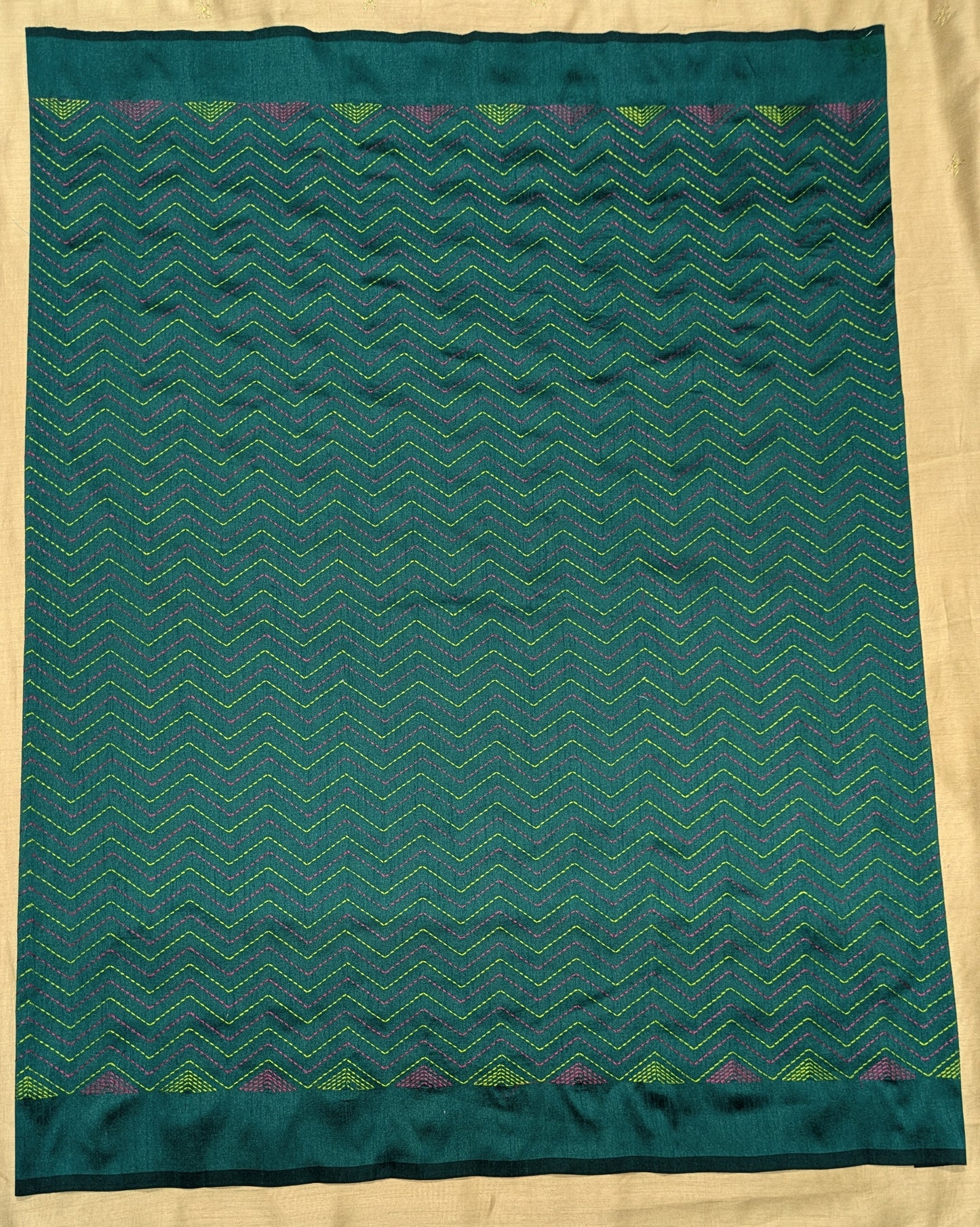 Green Kanta Stripes Blouse