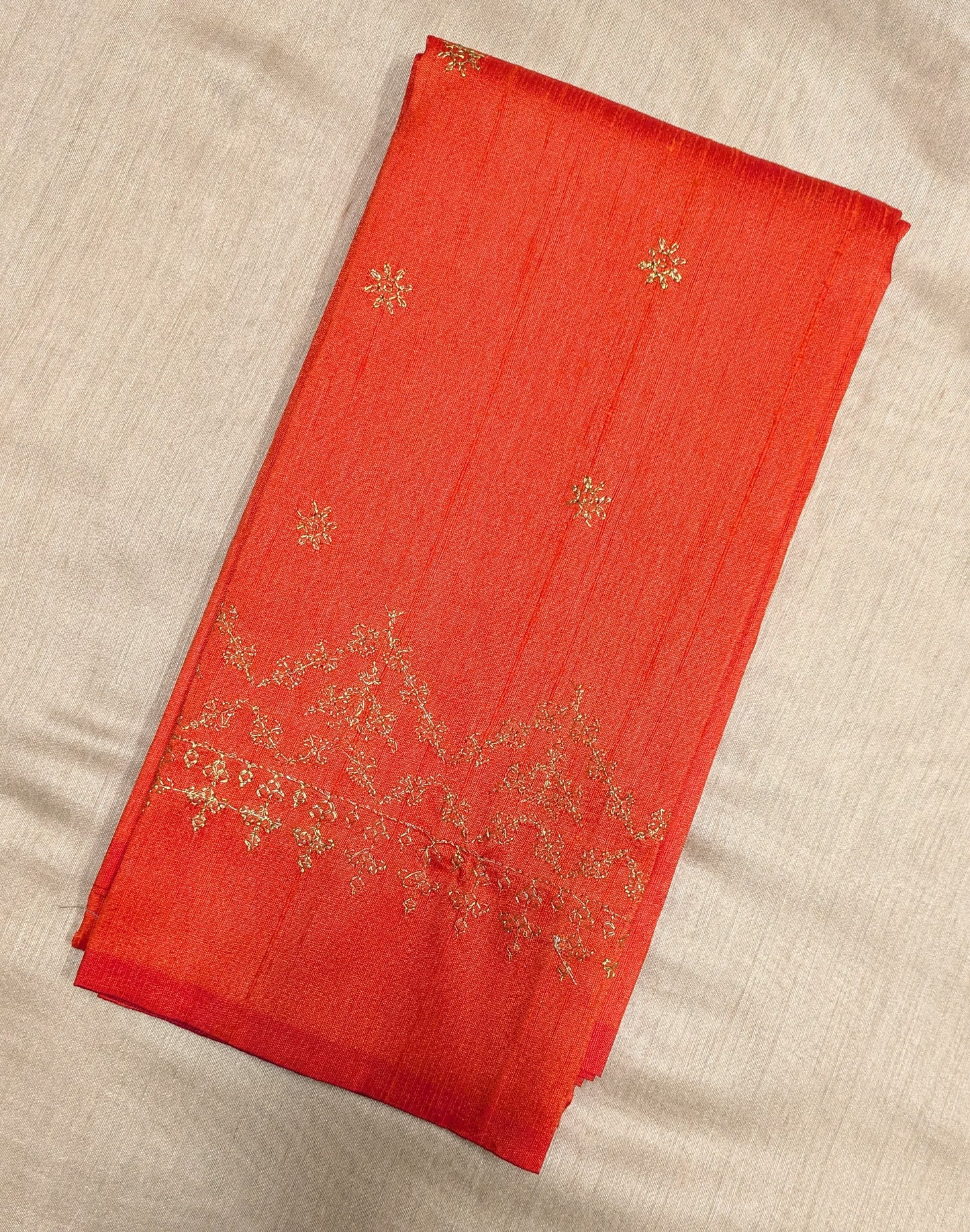 Orange Rukmini Kasuti Blouse