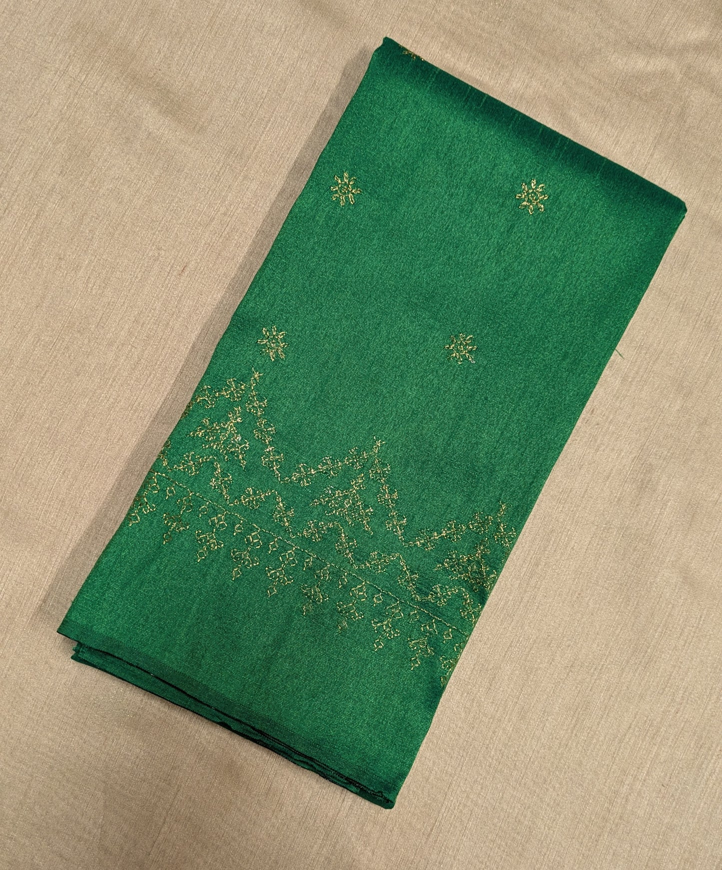 Emerald Green Rukmini Kasuti Blouse