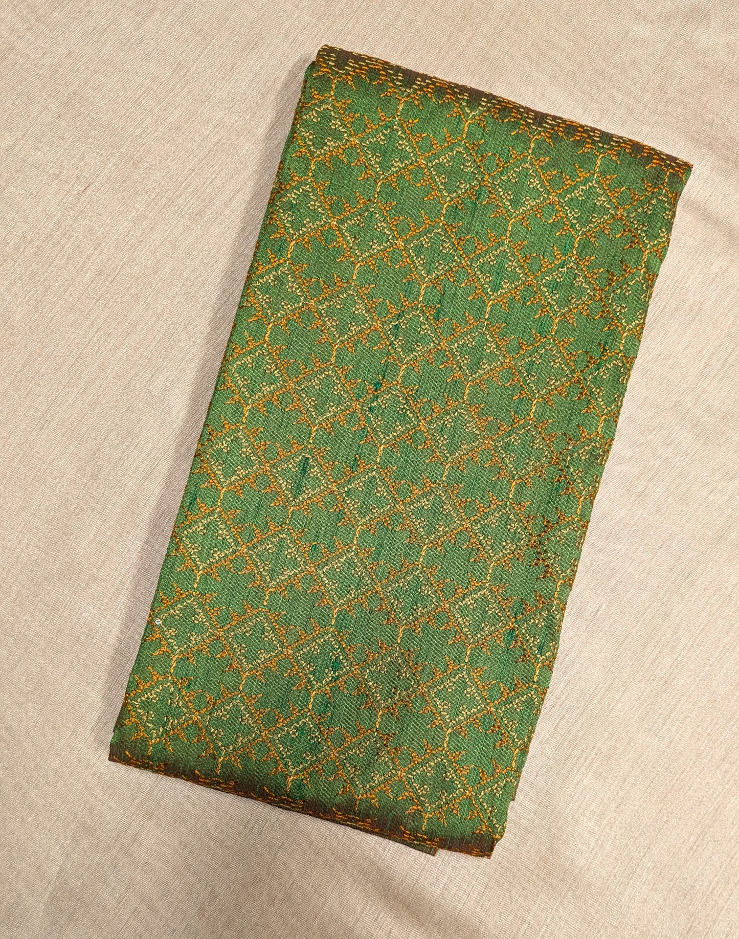 Mehendi Green Kasuti Bloom Blouse