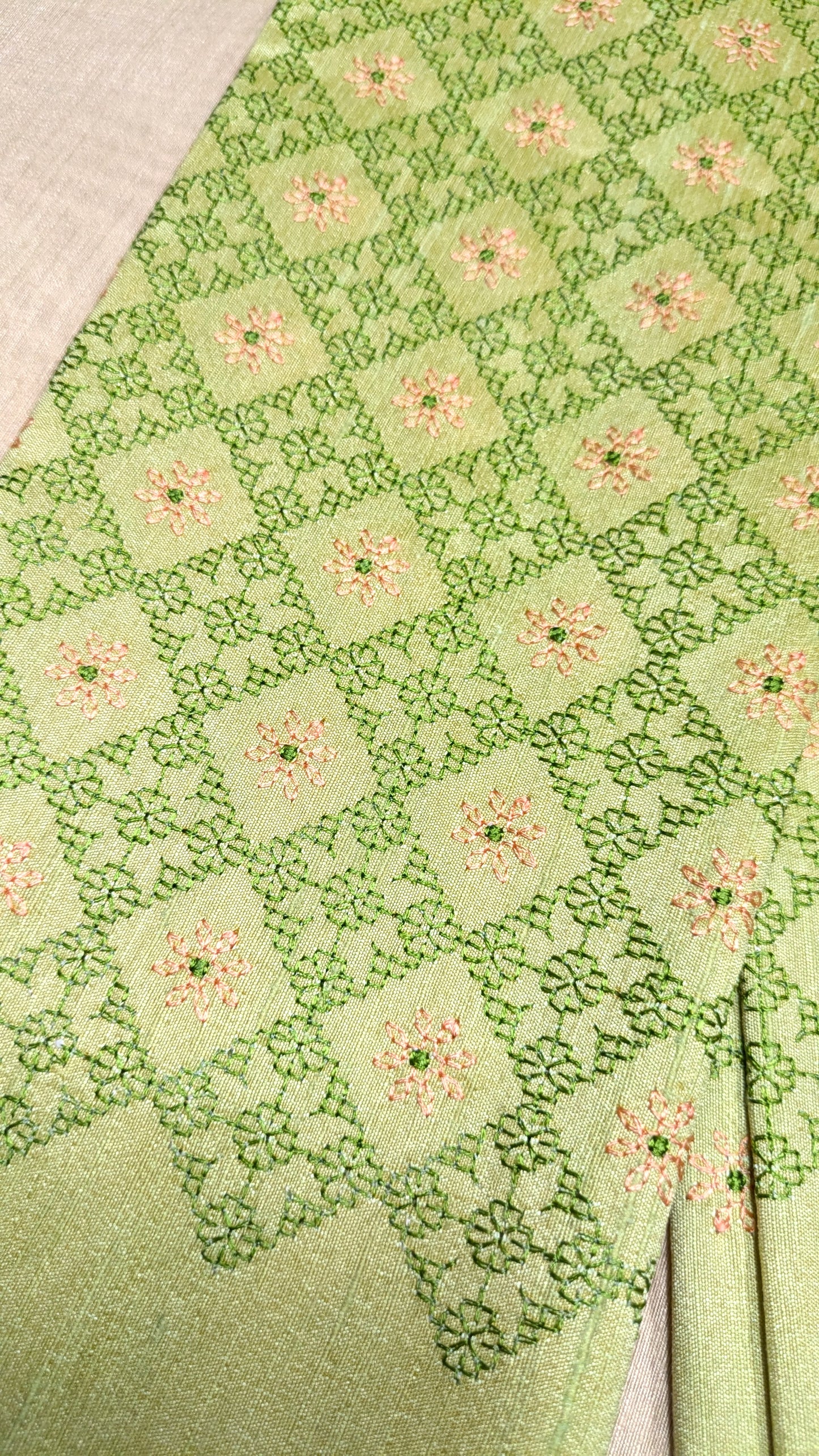 Light Green Chaya Kasuti Blouse