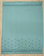 Load image into Gallery viewer, Blue kanika kasuti blouse back neckline embroidery detail
