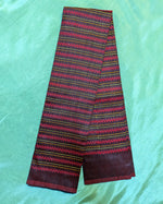 Load image into Gallery viewer, back hook design of deep maroon village kasuti blouse with embroidery