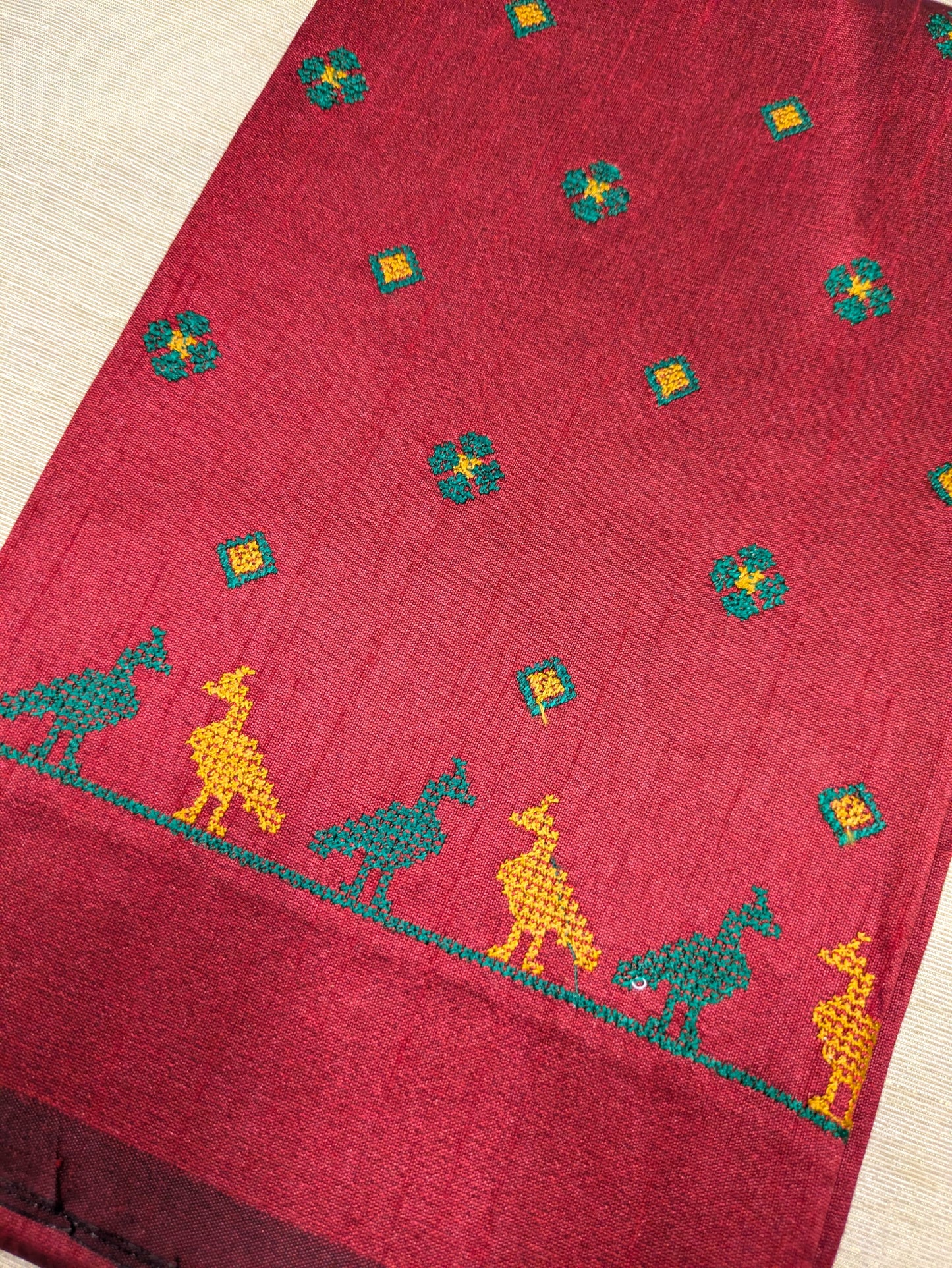 Maroon Mayur Blouse