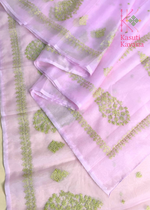 Load image into Gallery viewer, Petal Organza Kasuti Saree