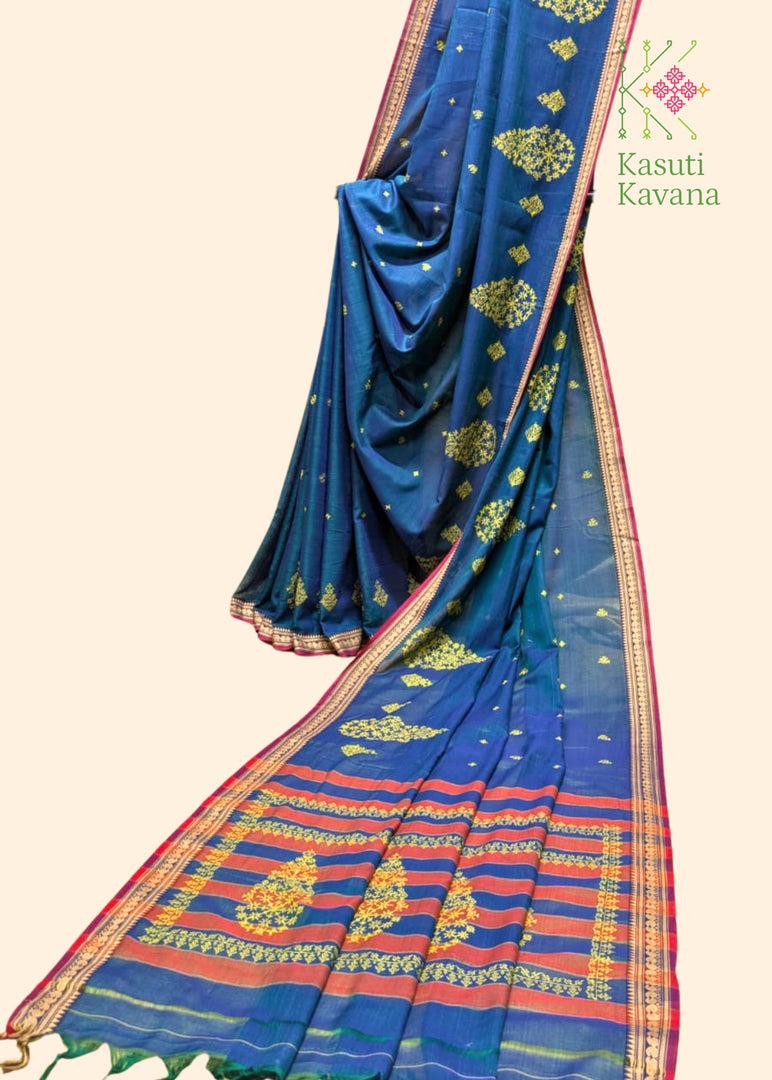 COTTON KASUTI PETAL SAREES