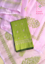 Load image into Gallery viewer, Petal Organza Kasuti Saree