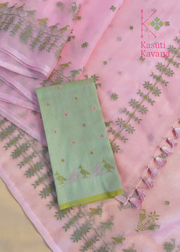 Mayur Organza Kasuti Saree