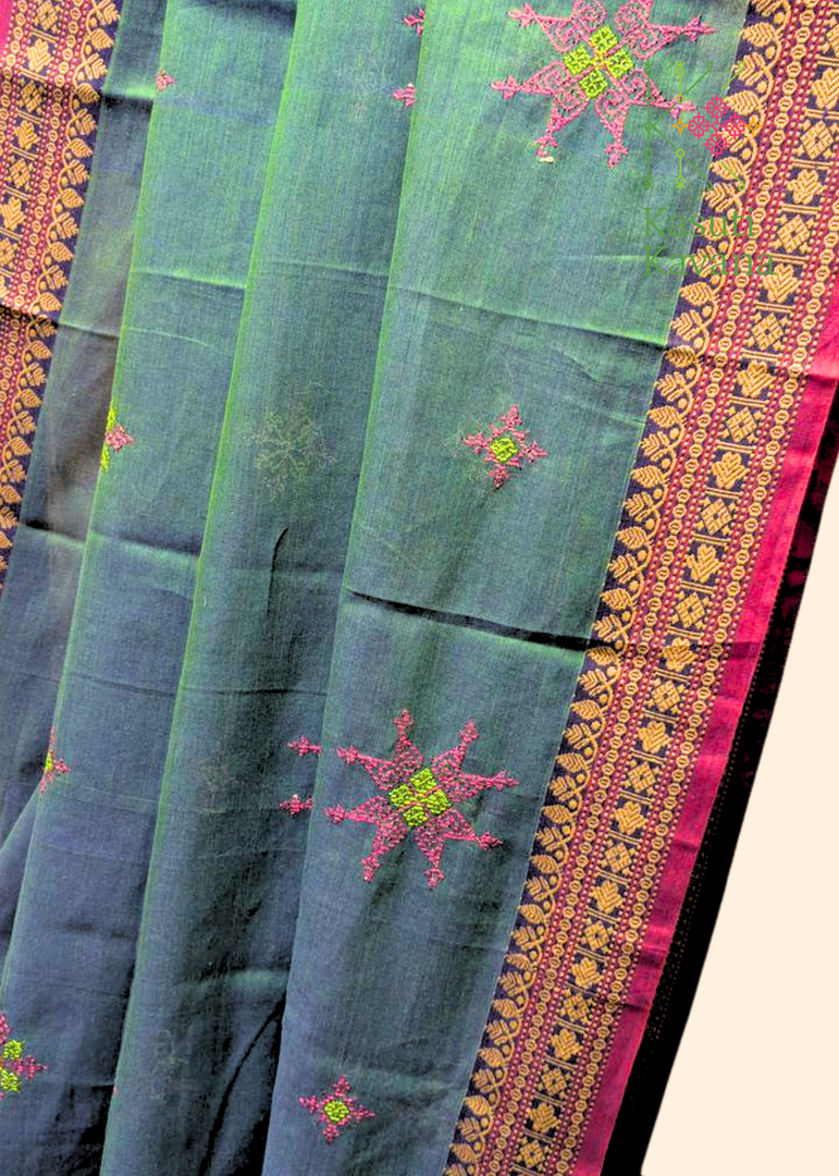 Kasuti Ter Handwoven Cotton Saree
