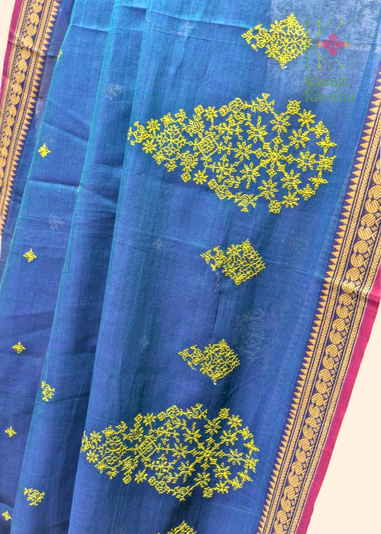 COTTON KASUTI PETAL SAREES