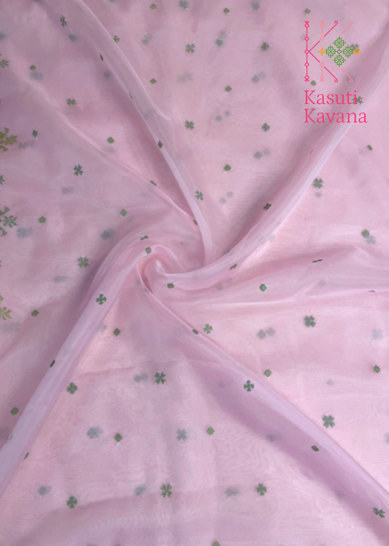 Mayur Organza Kasuti Saree