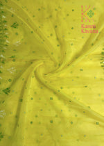 Load image into Gallery viewer, Mayur Organza Kasuti Saree