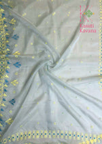 Load image into Gallery viewer, Mayur Organza Kasuti Saree