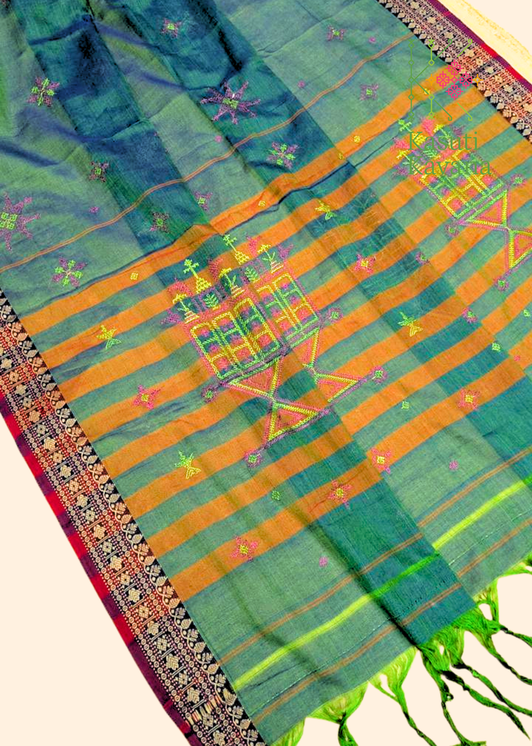 Kasuti Ter Handwoven Cotton Saree