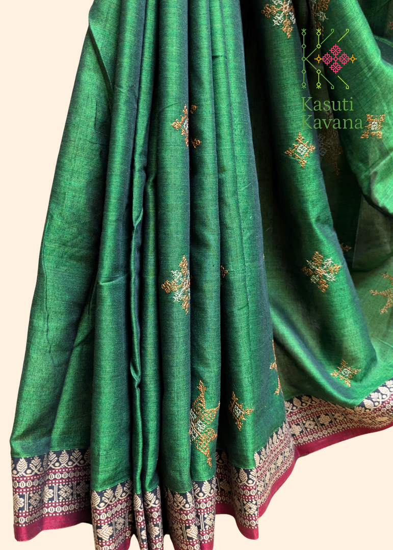 Kasuti Ter Handwoven Cotton Saree