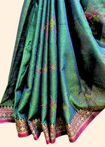 Load image into Gallery viewer, Kasuti Ter Handwoven Cotton Saree