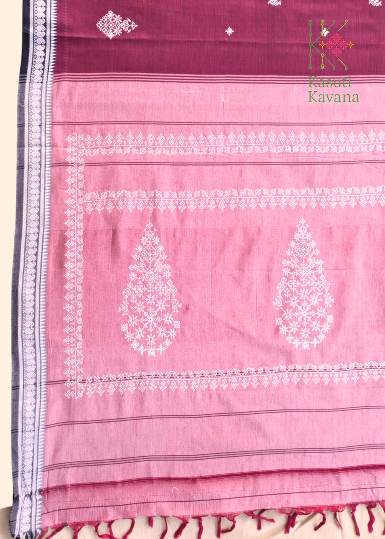 COTTON KASUTI PETAL SAREES