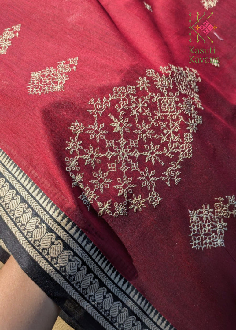 COTTON KASUTI PETAL SAREES