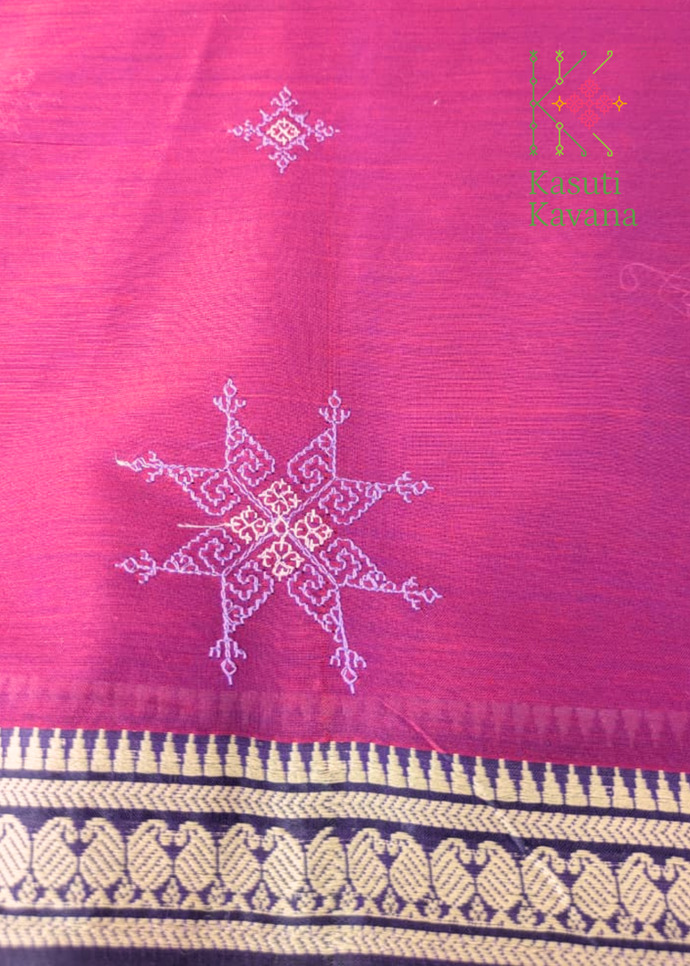 Kasuti Ter Handwoven Cotton Saree