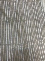 Load image into Gallery viewer, Off white lilian sonet saree close-up highlighting woven embroidered detail

